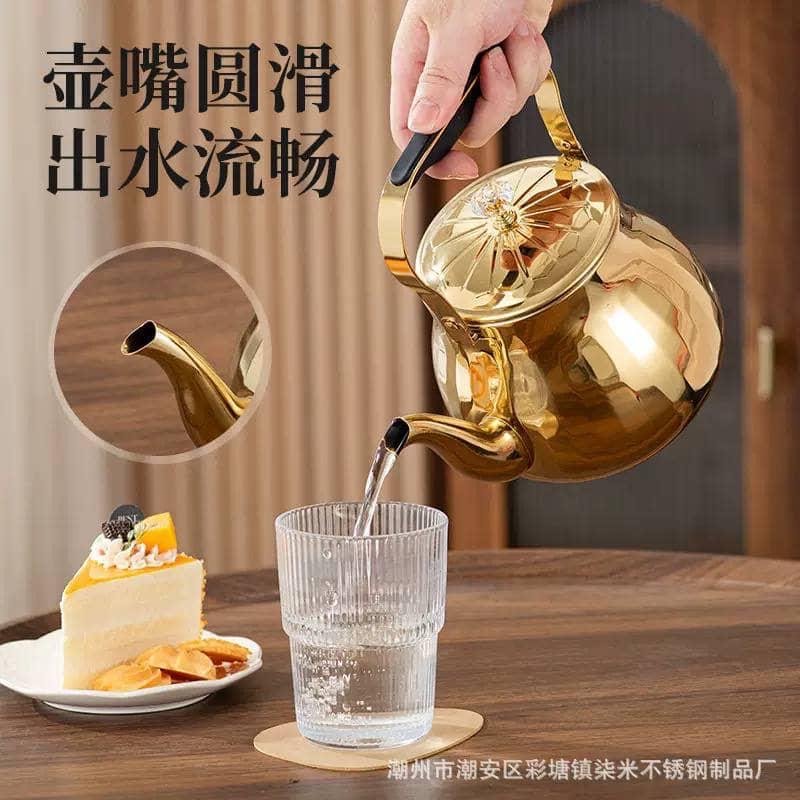 HERBAL TEA GOLD KETTLE