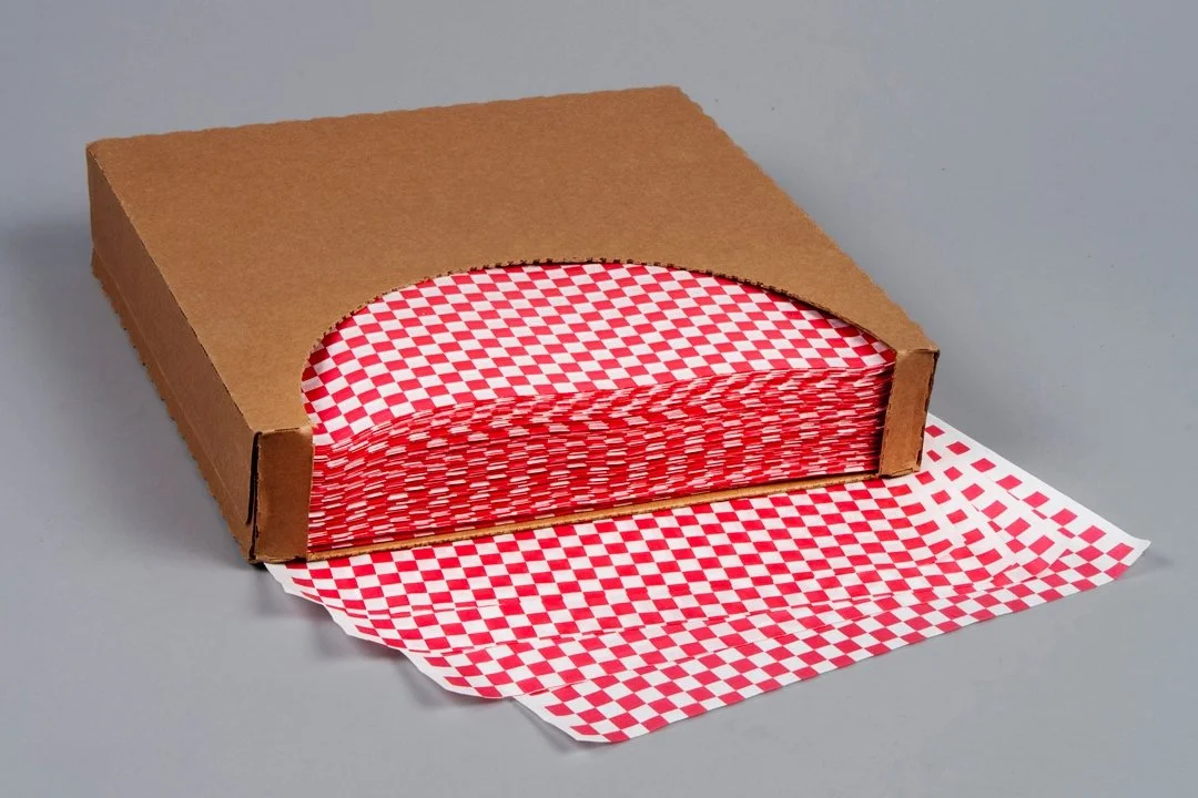A3 Red & White (Checkered) Grease Proof Paper thumbnail 2