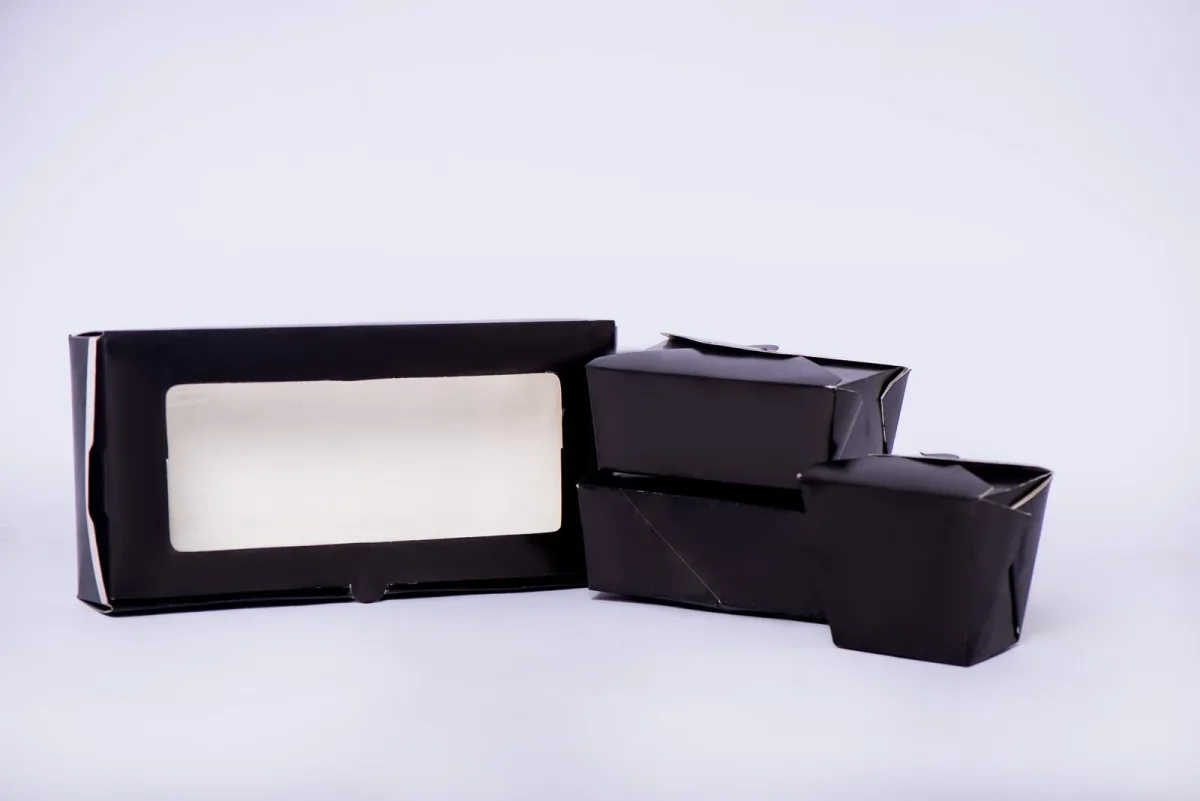 12″ x 6″ Black Platter Box (Window) thumbnail 2