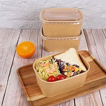 Kraft (Brown) Rectangular Soup Bowl thumbnail 3