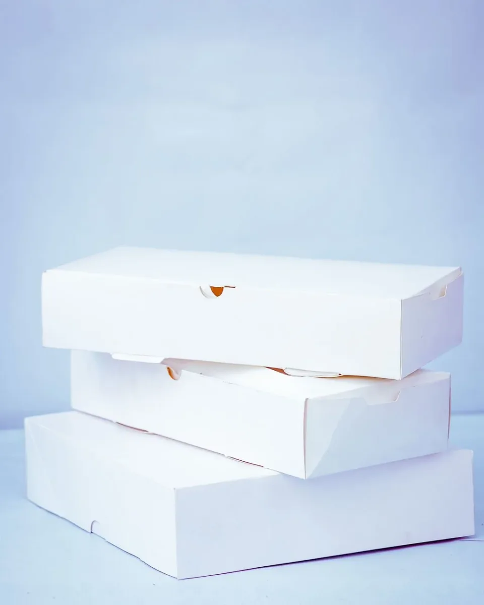 12″ x 6″ White Platter Box (Window)