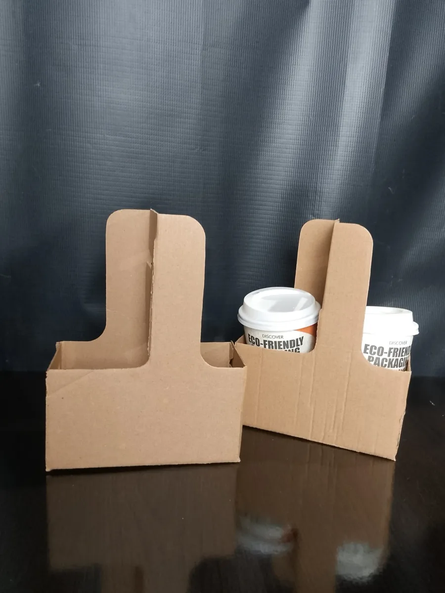 Kraft (Brown) Corrugated Cup Holders