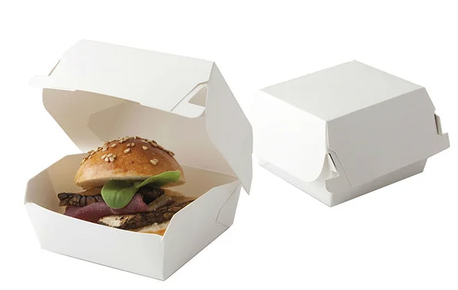 White Burger Pack (Clam Shell)