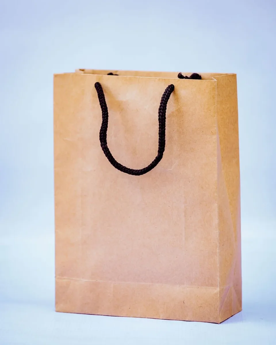 Small-A5 Kraft (Brown) Gift Bag (Rope Handle)