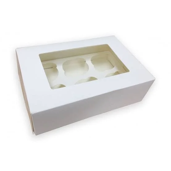 4 & 6 - Insert White Cup Cake Box thumbnail 2