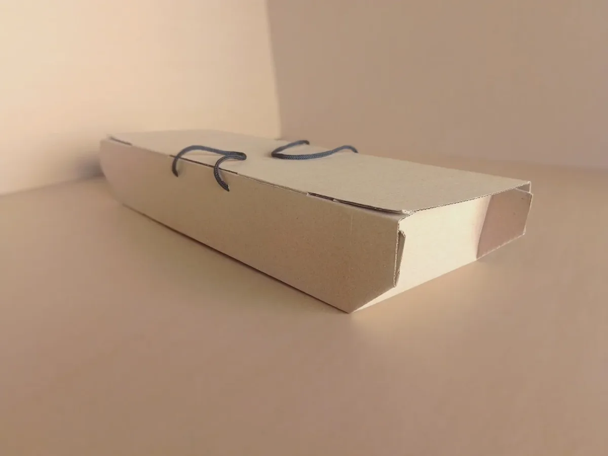 Large Kraft (Brown) Corrugated Fish Pack thumbnail 2