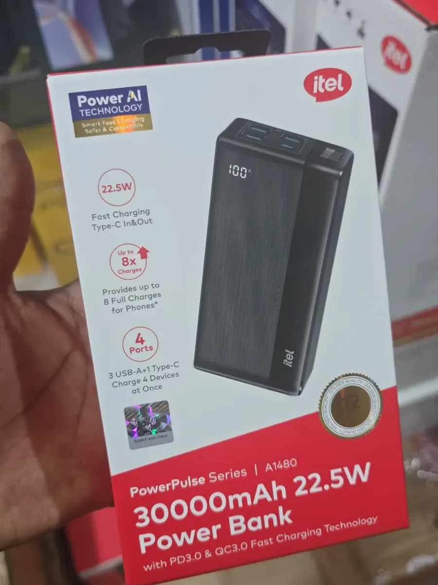 Itel Powerplus A1480 30,000mah Powerbank