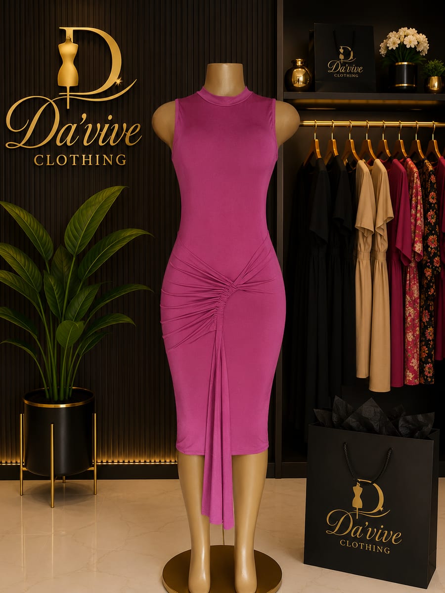 Halter neck gown