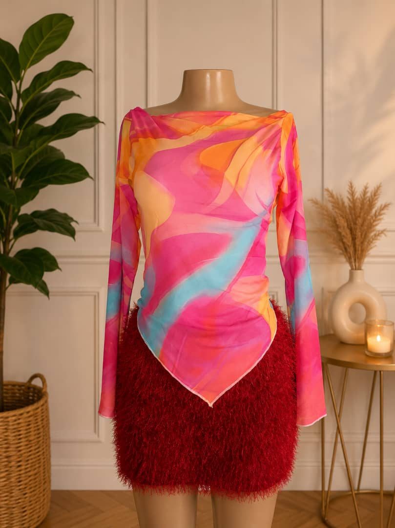 Mersh top and skirt