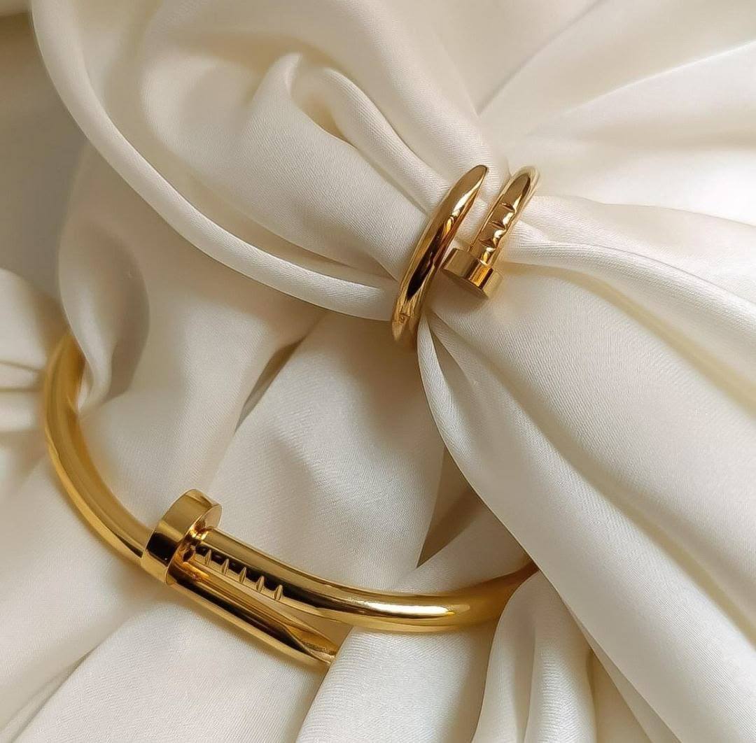 Nail bracelet and ring