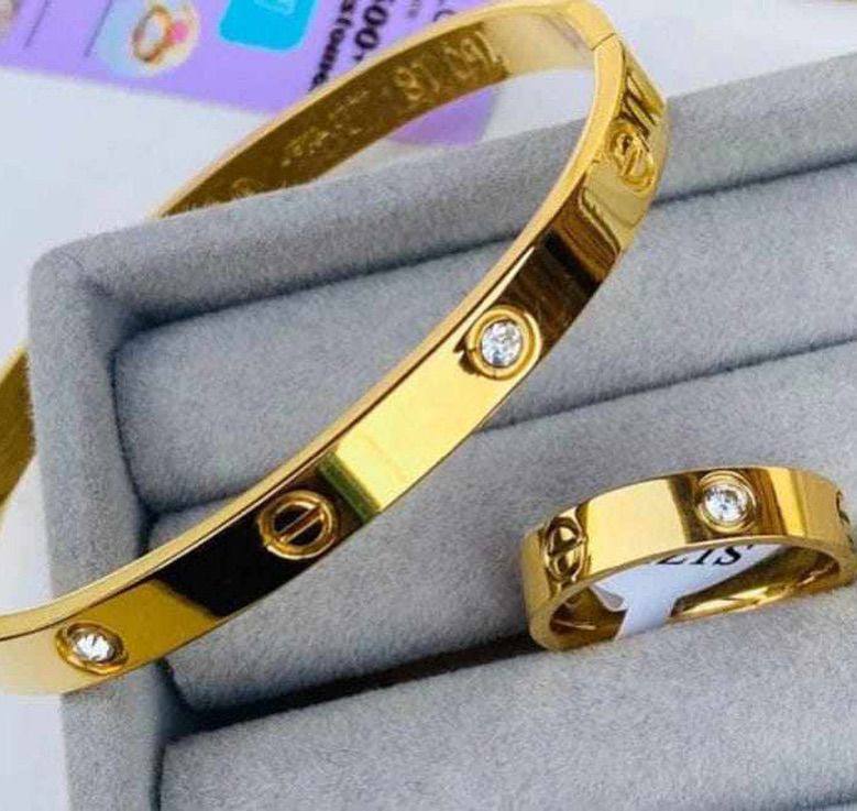 Cartier bracelet and ring