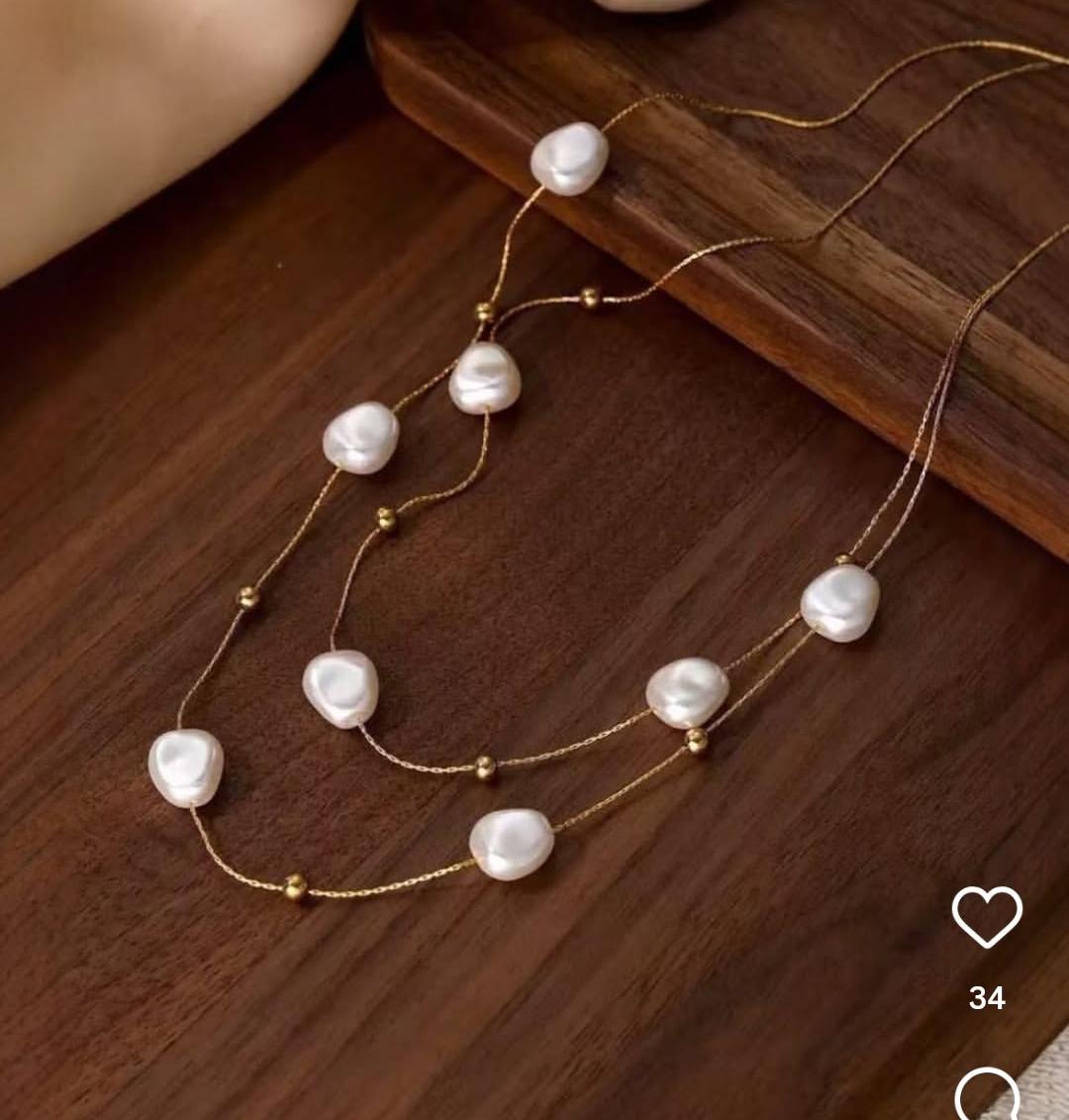 Two layer necklace thumbnail 2