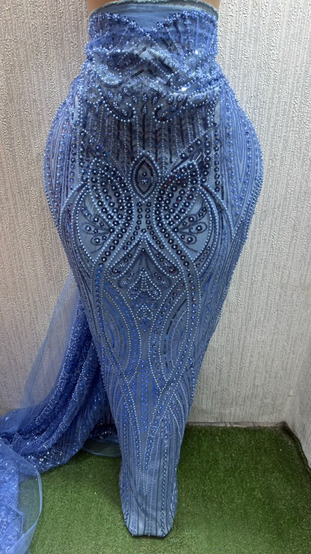 Beaded lace