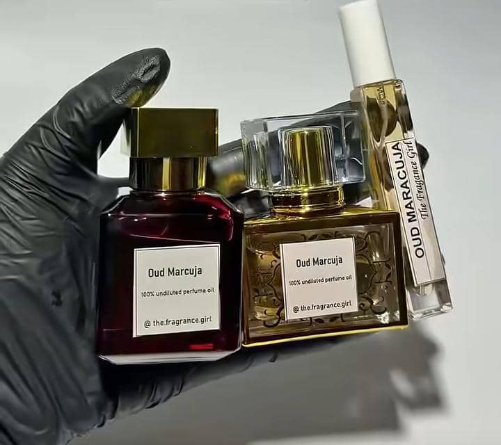 Oud maracuja perfume oil different sizes