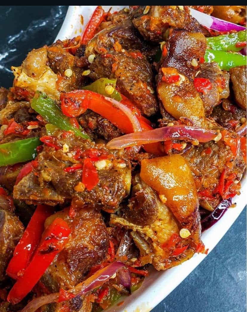 Peppered Cow Leg