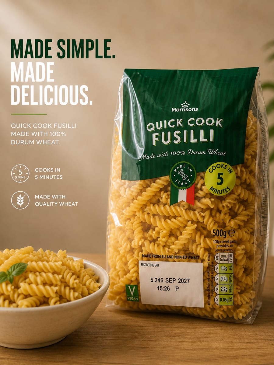 Morrison Fusili Pasta
