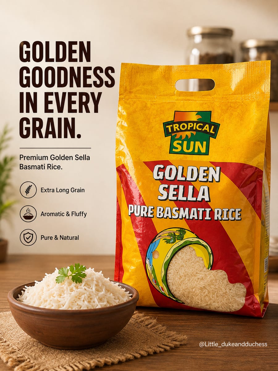 5kg Tropical Sun Golden Sella Basmati