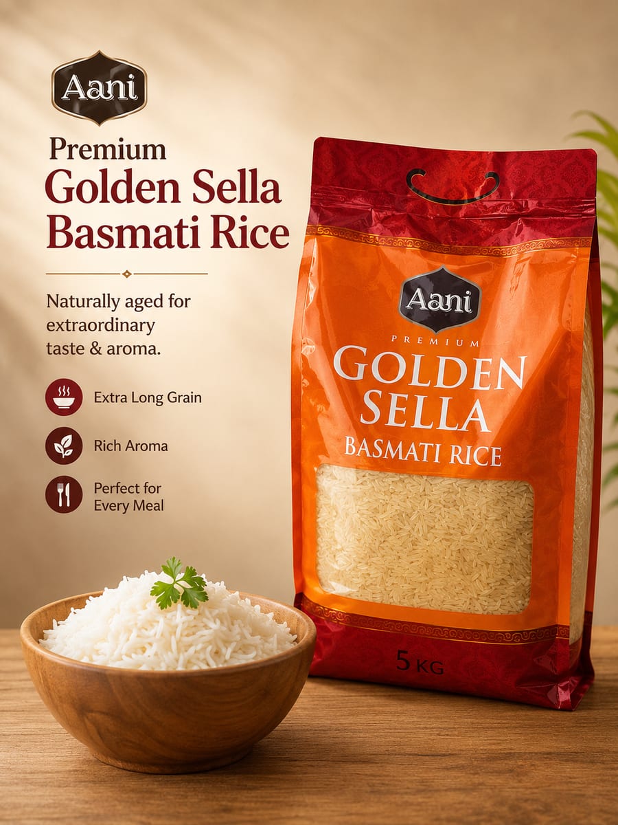 5kg Aani Golden Sella Basmati